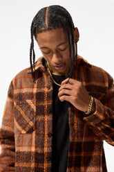 CHAQUETA CAMISA GRAFFITI LEGACY 2562 38 MARRÓN